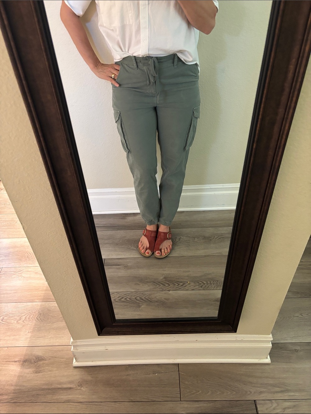 Z Supply Olive Green Utility Joggers